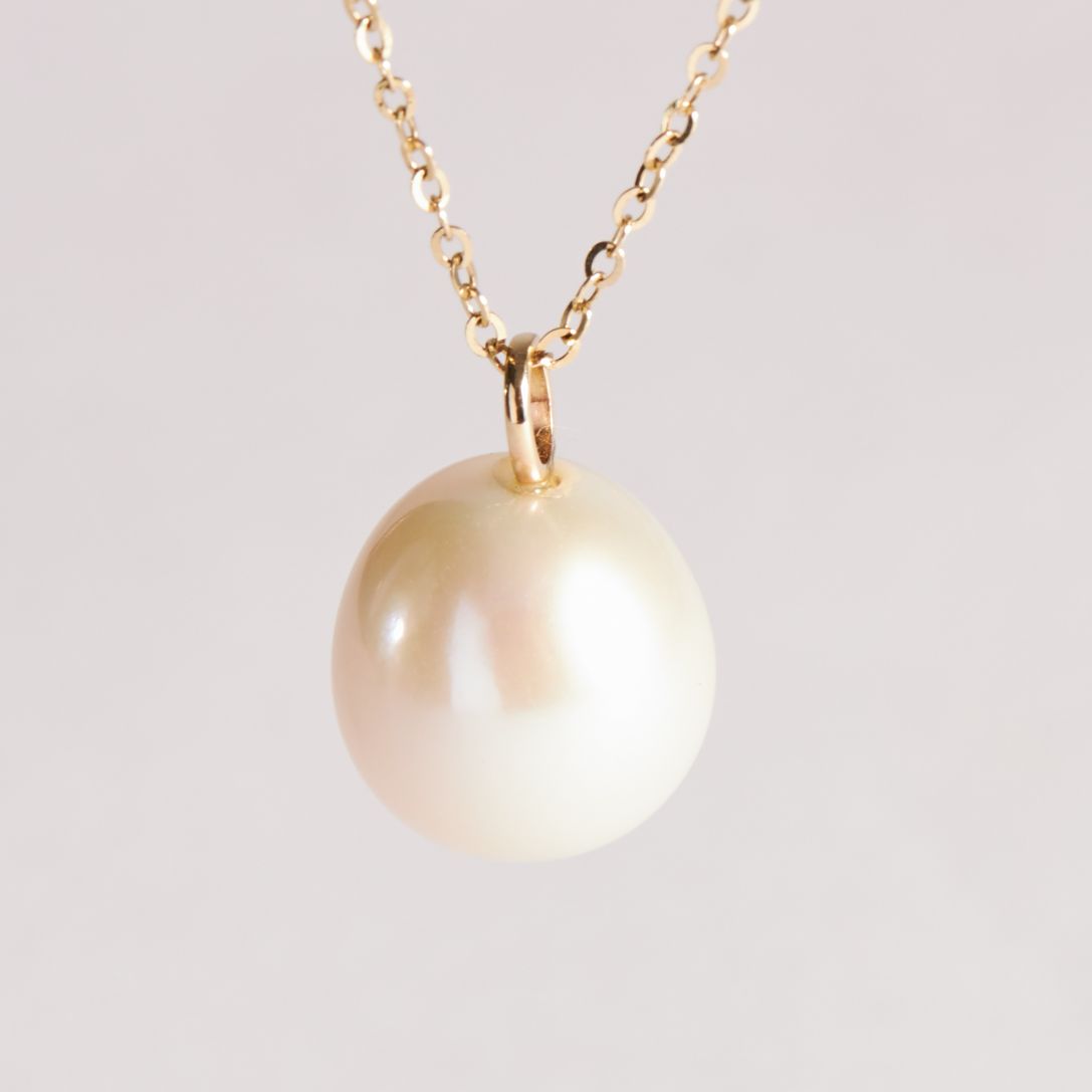 HYDERABAD REAL GOLD PEARL PENDANT NECKLACE